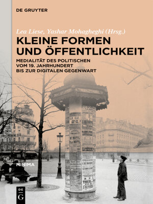 cover image of Kleine Formen und Öffentlichkeit